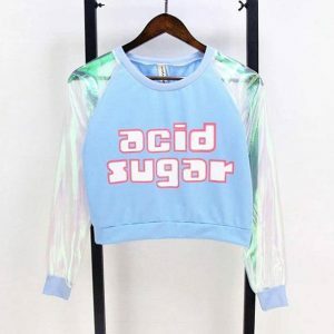 Acid Sugar Top: Y2K Fashion Meets Coquette Style in Aesthetic Outfits