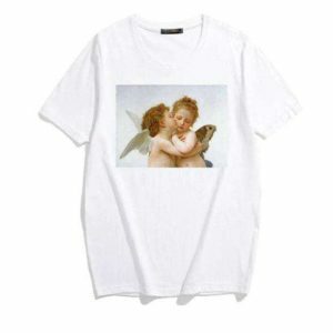 Angel Kiss T-Shirt: Y2K Fashion, Coquette Style, Aesthetic Outfits