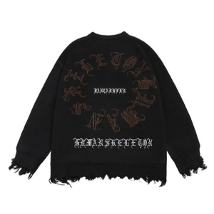 Bat Wings Cozy Knit: Y2K Fashion, Dark Coquette & Aesthetic Styles