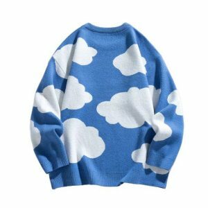 Blue Sky Sweater: Y2K Fashion, Coquette Style, Aesthetic Clothing