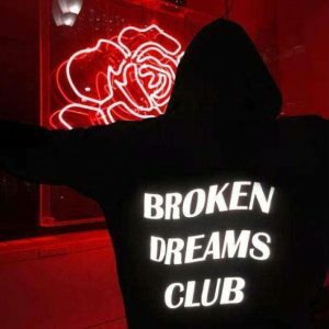 Broken Dreams Club Hoodie - Y2K Fashion, Coquette Style, Aesthetic Vibes