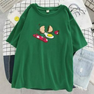 Broken Egg Tee: Y2K Fashion, Coquette Style, Aesthetic Outfits