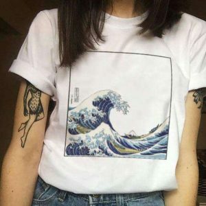 Catch The Wave Y2K T-Shirt - Aesthetic Coquette & Acubi Style