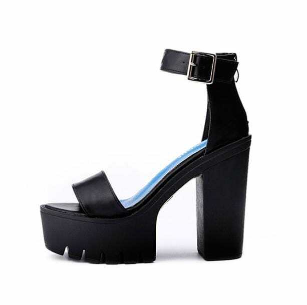 Chic Chunky High Heels for Y2K Fashion, Coquette Style & Aesthetic Outfits