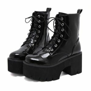 Chunky Platform Boots: Y2K Fashion, Coquette Style, and Aesthetic Vibes