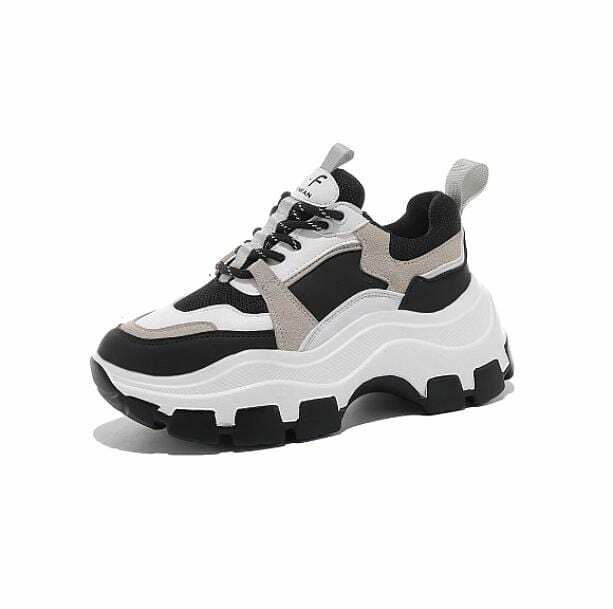 Chunky Thick Sole Sneakers: Y2K Fashion, Coquette Style, Aesthetic Vibes