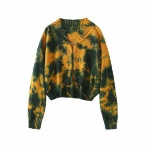 Color Explosion Sweater - Y2K Fashion, Coquette Style, Aesthetic Vibes