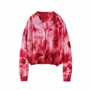 Color Explosion Sweater - Y2K Fashion, Coquette Style, Aesthetic Vibes