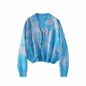 Color Explosion Sweater - Y2K Fashion, Coquette Style, Aesthetic Vibes