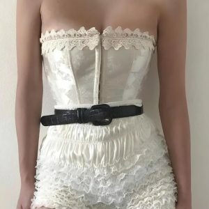 Coquette Lace Ruched Ruffled Shorts - Y2K Fashion & Aesthetic Style