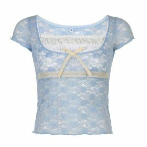 Coquette Lace Top: Y2K Fashion Meets Soft Girl Aesthetic Style