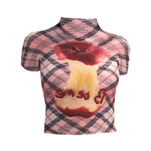 Crispy Apple Crop Top - Y2K Fashion, Coquette Style, Aesthetic Outfits