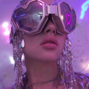 Disco Cowgirl Oversized Sunglasses for Y2K Fashion & Aesthetic Outfits