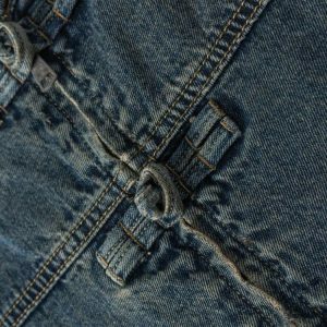 Distressed Denim Jacket - Y2K Fashion, Coquette Style, Aesthetic Vibes