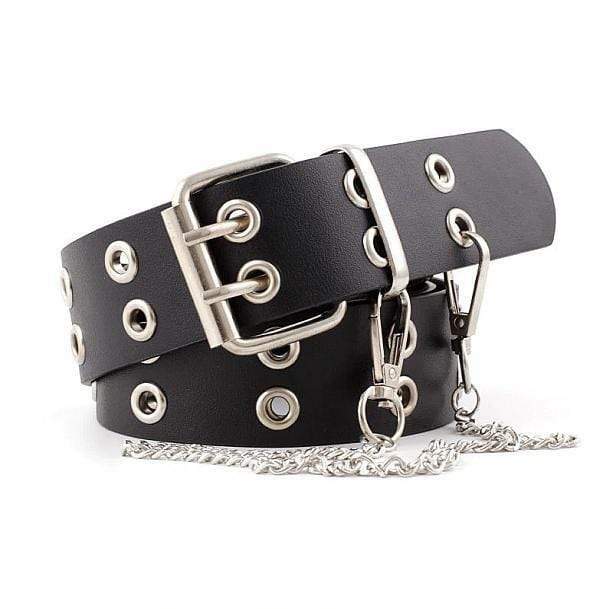 Double Hole Belt - Y2K Fashion Essential for Coquette & Acubi Styles