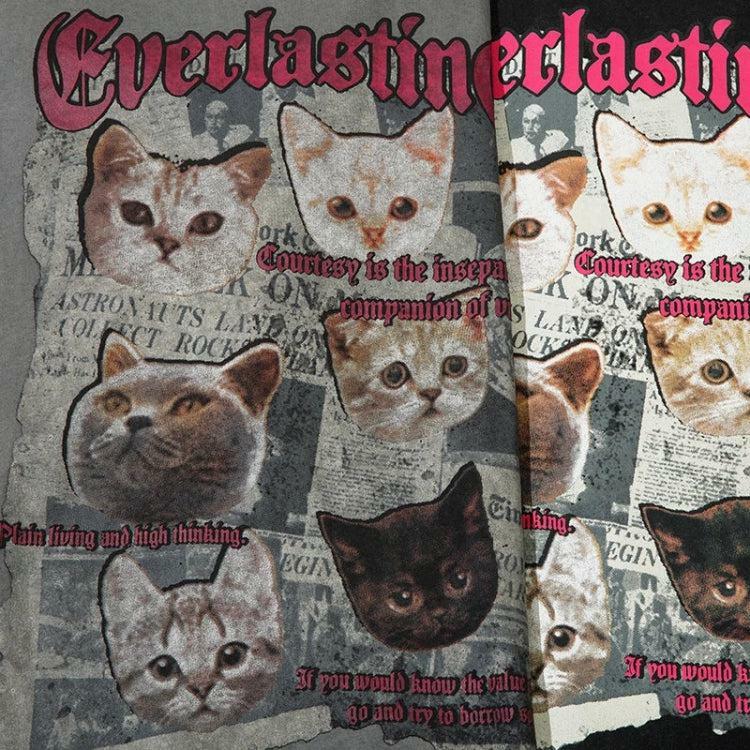 Everlasting Cats Tee - Y2K Fashion, Coquette Style, Aesthetic Outfits