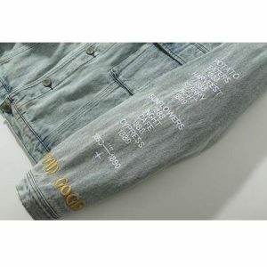 Famous Artist Denim Jacket - Y2K Fashion, Coquette Style, Aesthetic Vibes