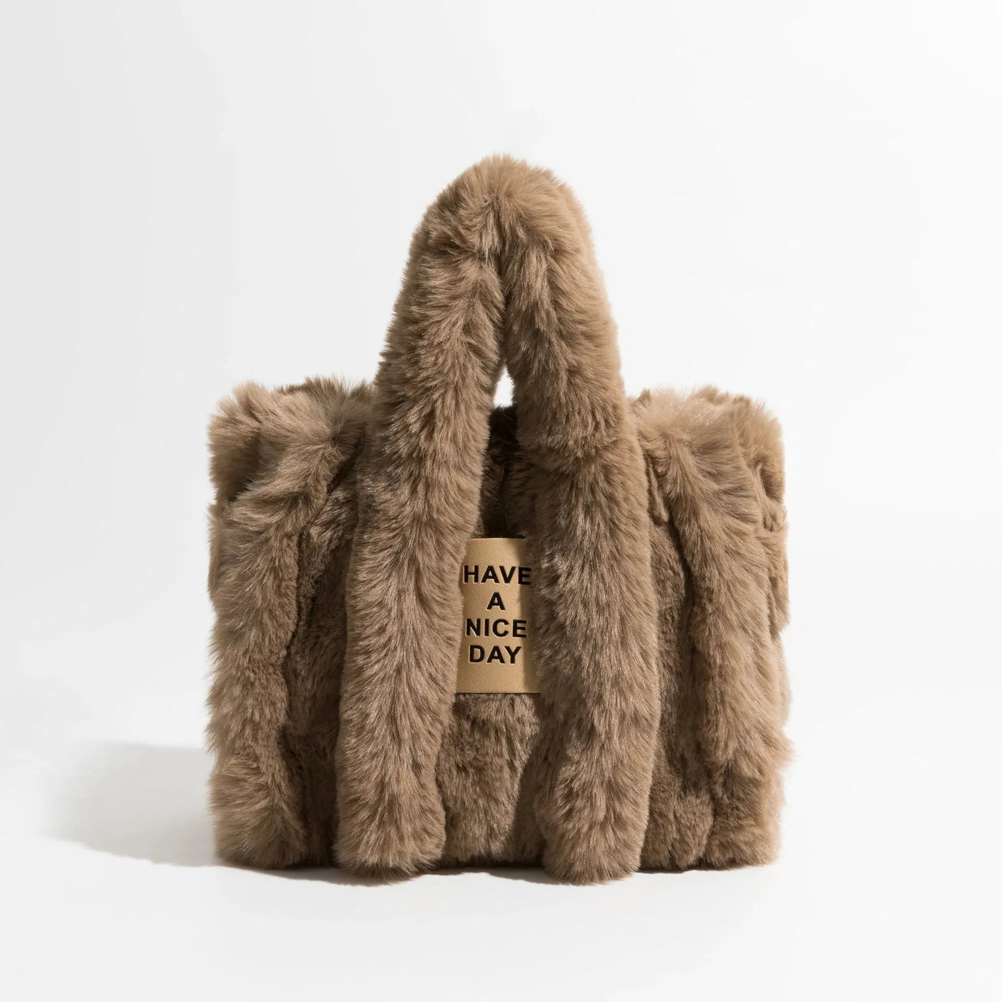 Fluffy Faux Fur Tote Bag - Y2K Fashion & Coquette Style Essential