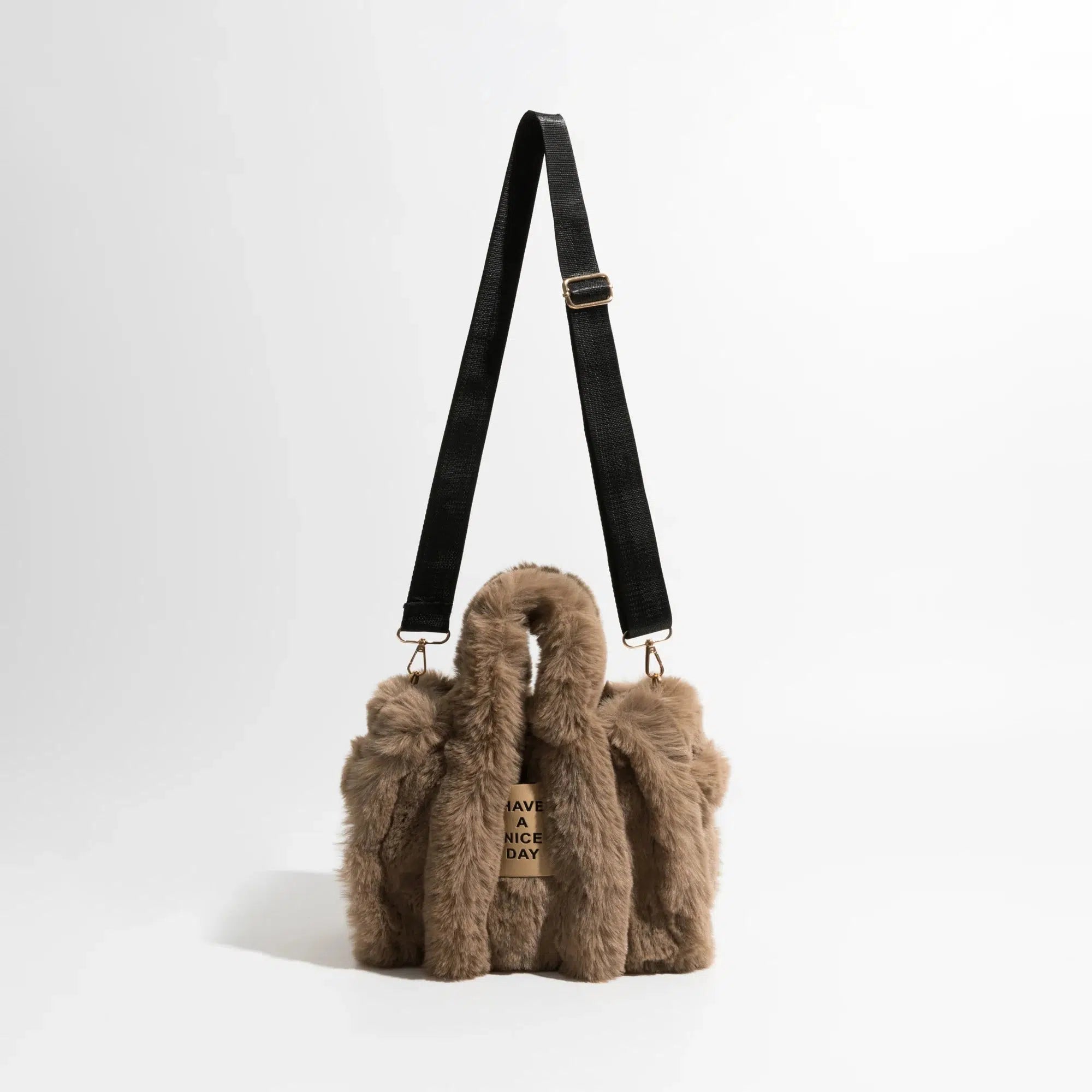 Fluffy Faux Fur Tote Bag - Y2K Fashion & Coquette Style Essential