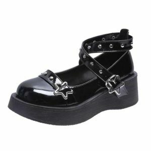 Galaxy Star Shoes: Y2K Fashion, Coquette Style, Aesthetic Footwear