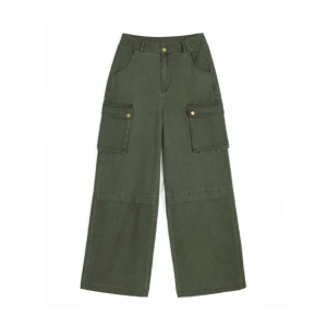 Grassy Green Cargo Jeans - Y2K Fashion, Coquette Style, Aesthetic Outfits