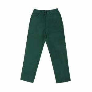 Grassy Green Y2K Pants - Coquette Style for Aesthetic Outfits