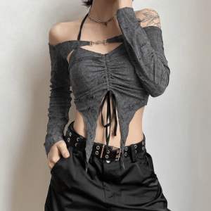 Grunge Fairycore Two-Piece Set | Y2K Fashion & Coquette Aesthetic