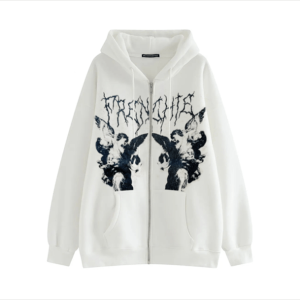 Grunge Guardian Hoodie - Y2K Fashion, Coquette Style, Aesthetic Vibes