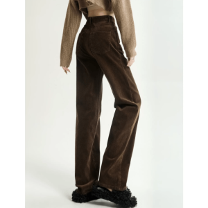 High Waist Corduroy Pants - Y2K Fashion, Coquette Style, Aesthetic Vibes