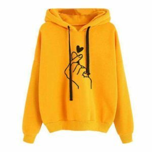 Love In Your Hand Hoodie - Y2K Fashion, Coquette Style, Aesthetic Vibes