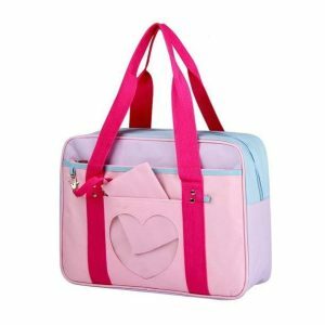 Pastel Book Bag: Y2K Fashion, Coquette Style, Aesthetic Accessories