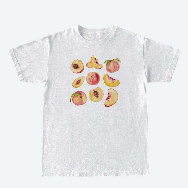 Peaches Tee: Y2K Fashion, Coquette Style, Aesthetic Outfits & More