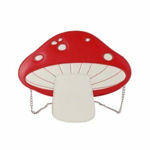 Poisonous Mushroom Bag: Y2K Fashion Meets Coquette Aesthetic Style