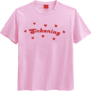 Sickening Y2K Aesthetic Tee: Dark Coquette & Acubi Style Fusion