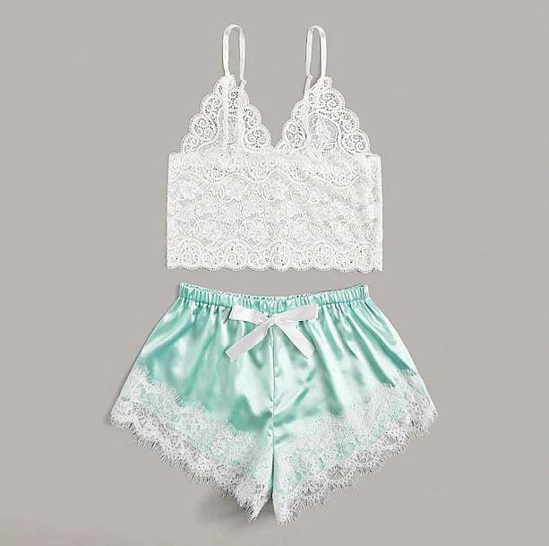 Silky Sweet Pajama Set - Y2K Fashion, Coquette Style, Aesthetic Comfort