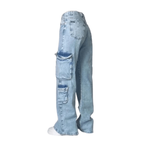 Sky Blue Y2K Fashion Jeans - Coquette Style with Bubble Skirt Vibes