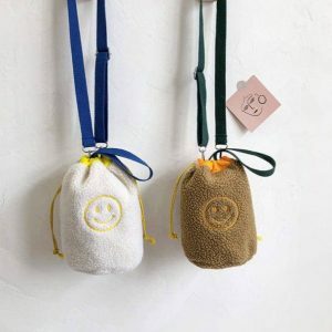 Smiley Face Soft Bag - Y2K Fashion, Coquette Style, Aesthetic Vibes