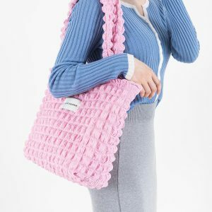 Soft Girl Popcorn Handbag - Y2K Fashion, Coquette Style, Aesthetic Vibes