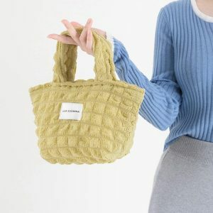 Soft Girl Popcorn Handbag - Y2K Fashion, Coquette Style, Aesthetic Vibes