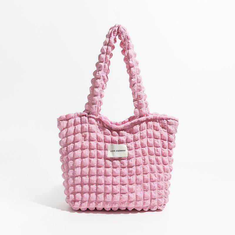 Soft Girl Popcorn Handbag - Y2K Fashion, Coquette Style, Aesthetic Vibes