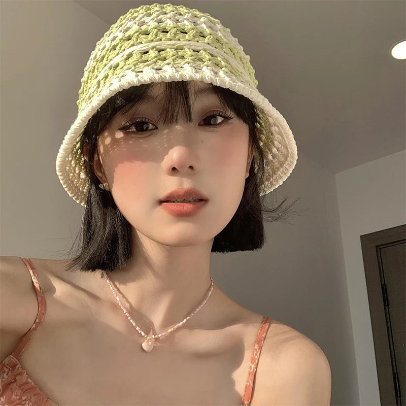 Soft Girl Summer Bucket Hat - Y2K Fashion, Coquette Style, Aesthetic Vibes