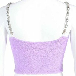 Soft Lavender Crop Top - Y2K Fashion, Coquette Style, Aesthetic Outfits