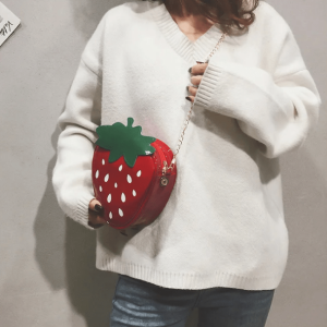 Strawberry Handbag: Y2K Fashion, Coquette Style, Aesthetic Accessories