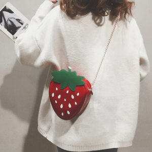 Strawberry Handbag: Y2K Fashion, Coquette Style, Aesthetic Accessories