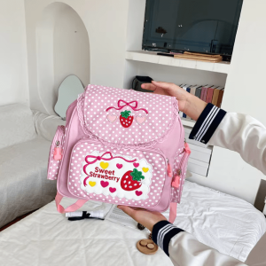 Strawberry Milk Backpack: Y2K Fashion, Coquette Style, Aesthetic Vibes