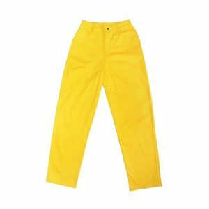 Sunny Yellow Y2K Pants - Coquette Style Bubble Skirt for Aesthetic Outfits