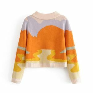 Sunset Sweater: Y2K Fashion, Coquette Style, and Aesthetic Outfits