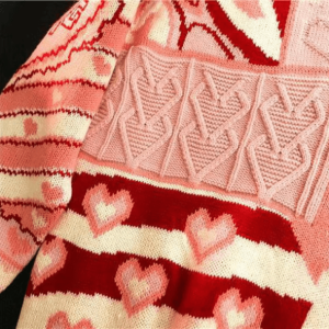 Sweetheart Sweater: Y2K Fashion & Coquette Style for Aesthetic Outfits