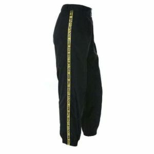 Trendy Black Baggy Pants for Y2K Fashion & Coquette Aesthetic Styles