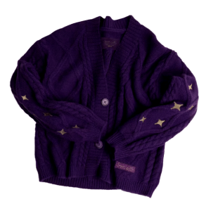 Trendy Purple Y2K Sweater - Soft Girl Aesthetic & Coquette Style